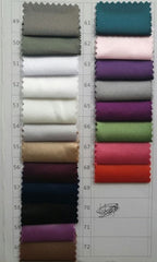 Spandex Satin Colour Chart