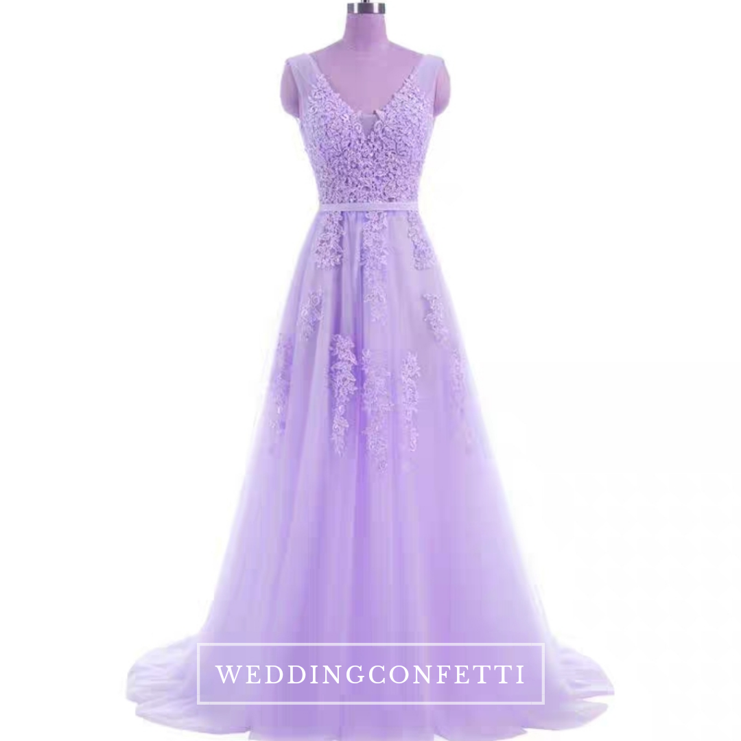 The Serena Tulle Sleeveless Gown