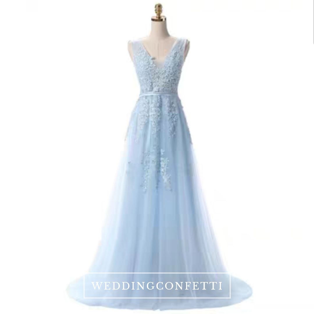 The Serena Tulle Sleeveless Gown
