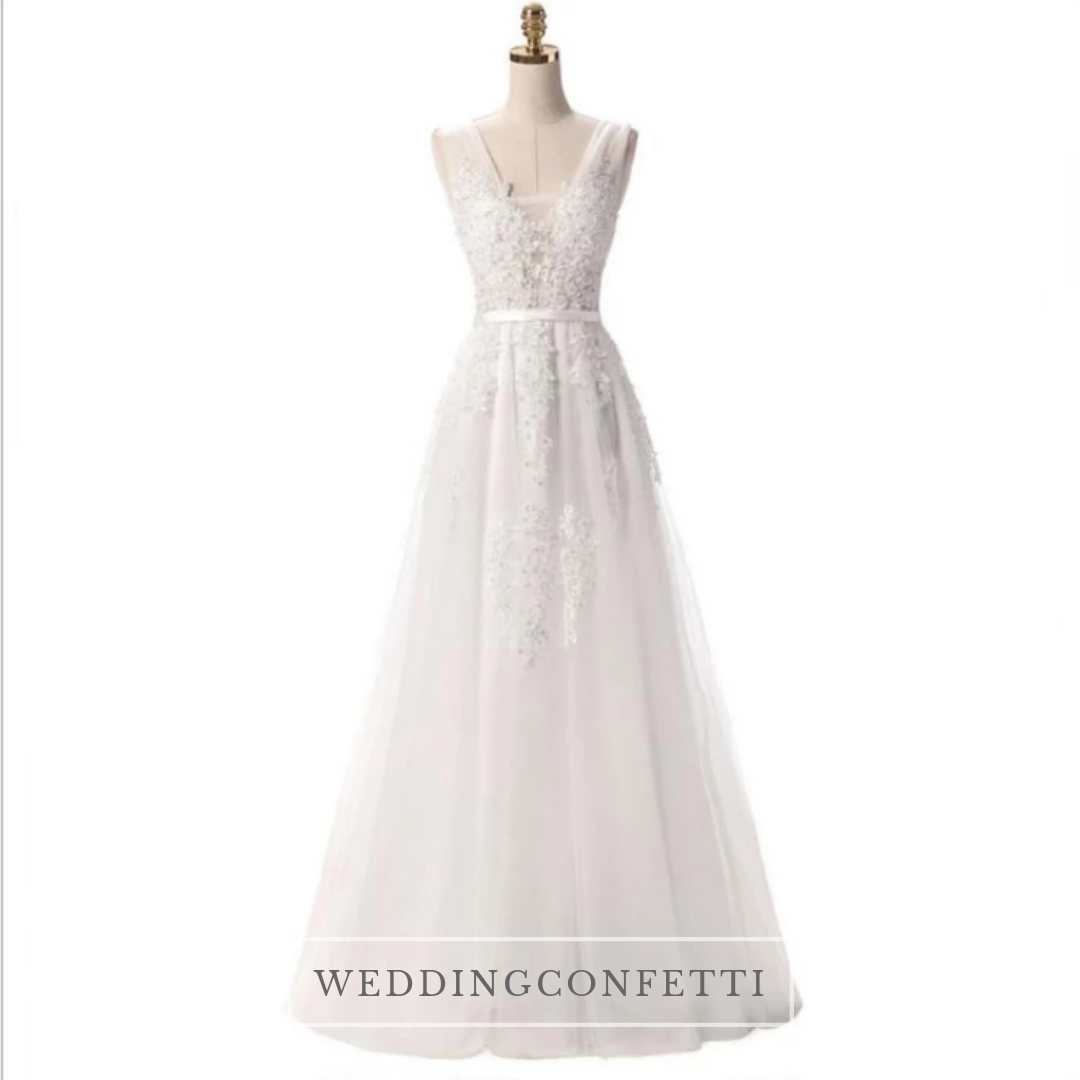 The Serena Tulle Sleeveless Gown