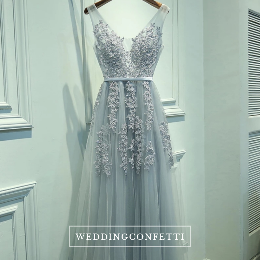The Serena Tulle Sleeveless Gown
