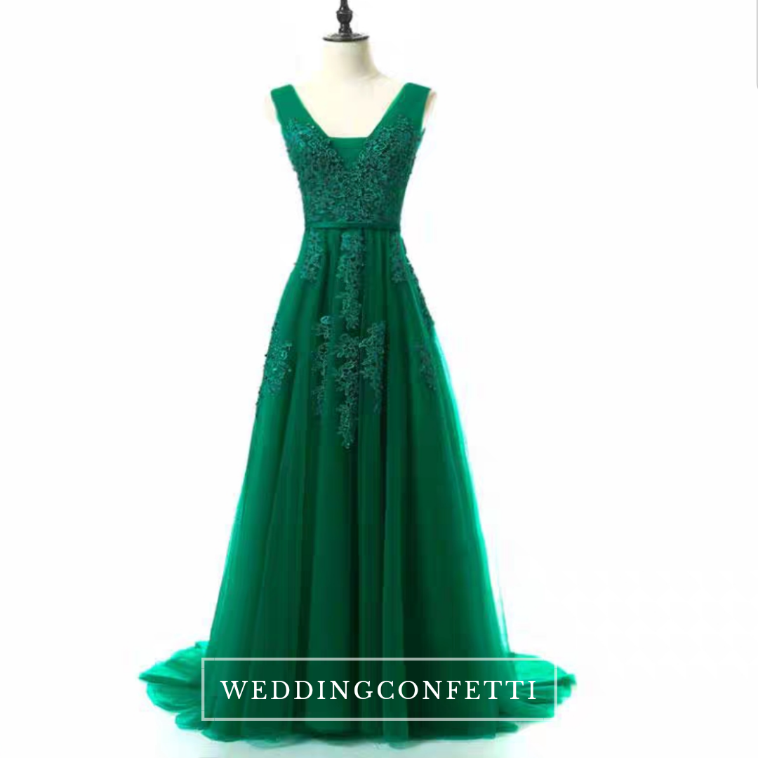 The Serena Tulle Sleeveless Gown