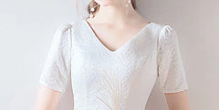 The Lilette Short Sleeve Bohemian Dress