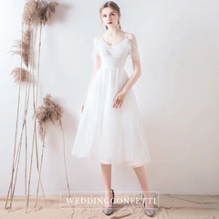 The Laylene Off Shoulder Bohemian Wedding Dress