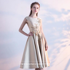The Orient Blue / Gold Sleeveless Floral Gown