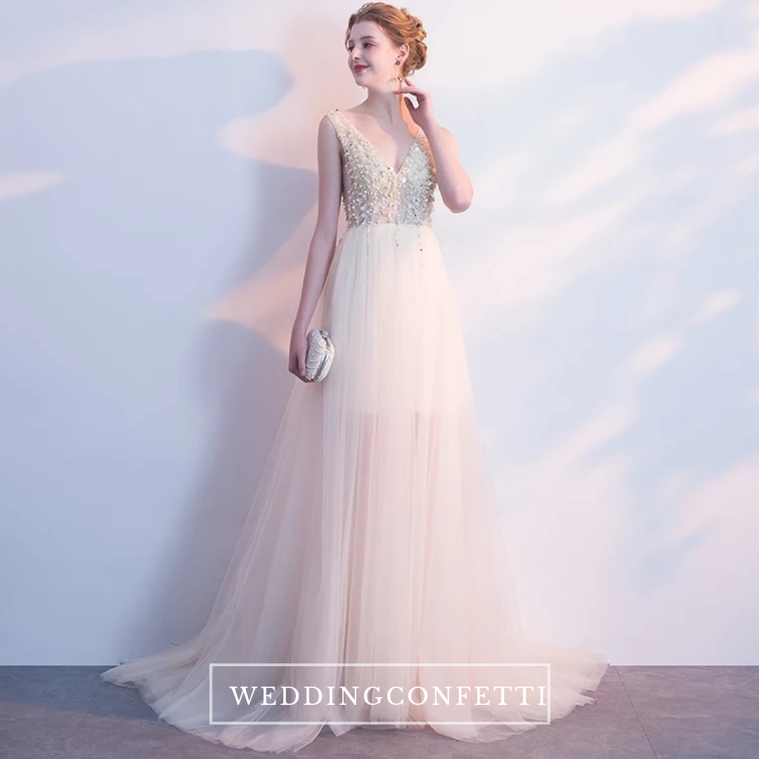 The Sophiela Glittery Sleeveless Sequins Gown (Available in 2 colours)