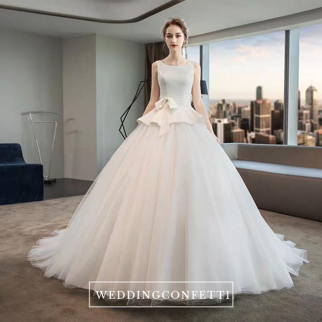 The Narelle Wedding Bridal Sleeveless Tulle Gown