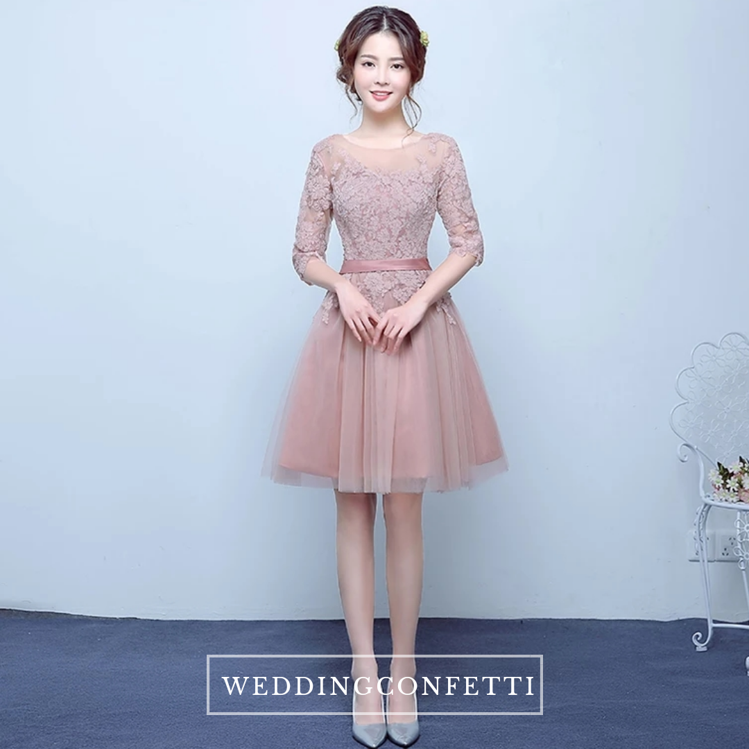 The Rosalyn Pink Short Dress