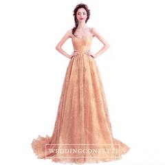 The Marlowe Champagne Tube Gown