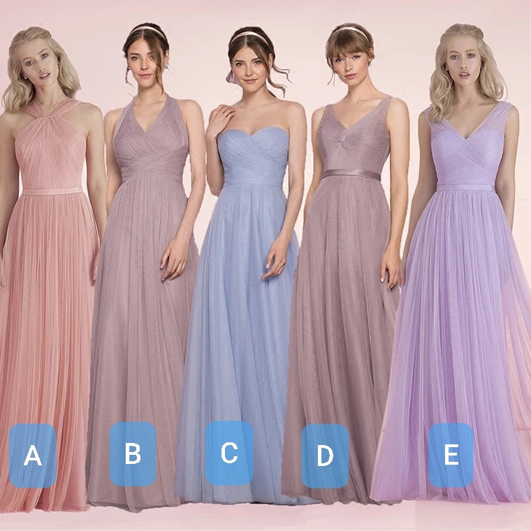 The Carena Tulle Bridesmaid Collection (5 Different Designs)