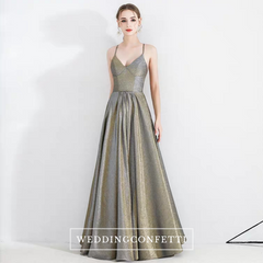 The Kris Ombre Gold Sleeveless Gown