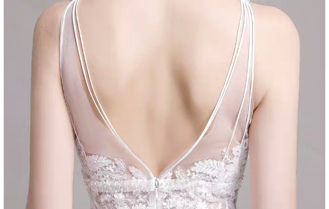 The Paityn Wedding Bridal Sleeveless Lace Gown