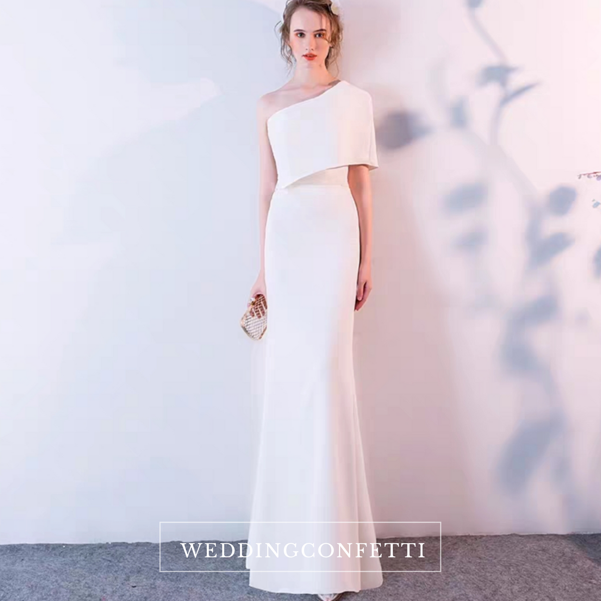 The Leia Toga White Gown