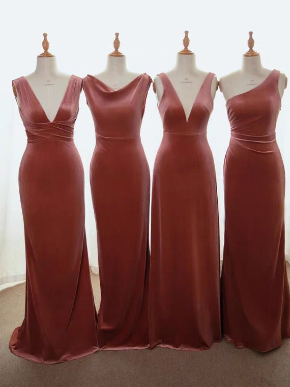 The Roselle Velvet Bridesmaid Collection (4 Different Designs)