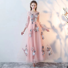 The Melyssa Floral Pink Lace Dress