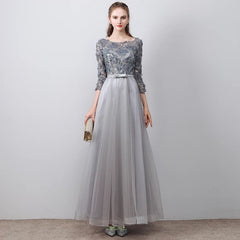 The Tania Long Sleeves Evening Gown (Available in 2 colours)