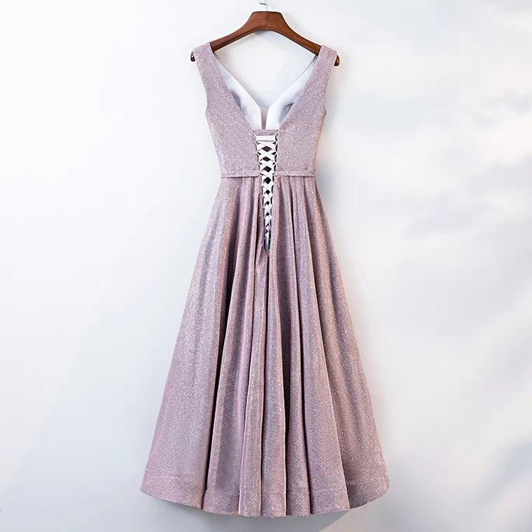 The Cailey Iridescent Sleeveless Gown