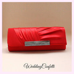 The Rocco Black / Red / Fuchsia / Beige Clutch Bags