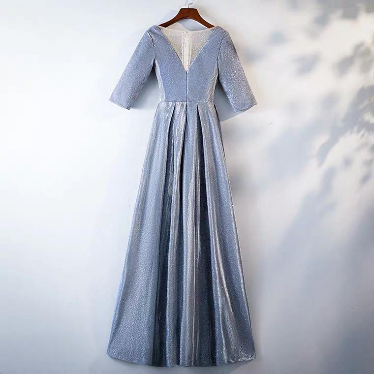 The Cailey Iridescent Long Sleeves Gown (Available in 4 colours)
