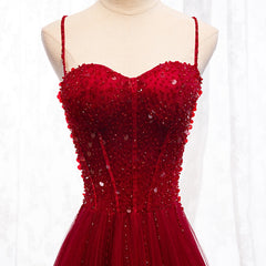 The Valent Sleeveless Red Gown