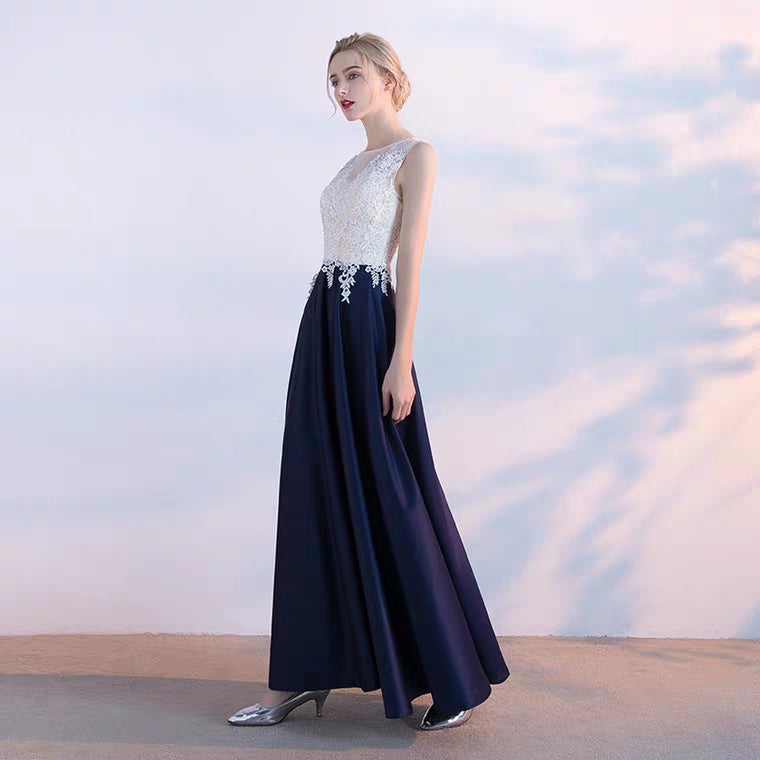 The Karel Blue / Red / Green / Black Lace Gown
