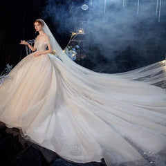 The Maureena Wedding Bridal Off Shoulder Gown