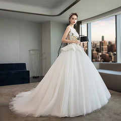 The Narelle Wedding Bridal Sleeveless Tulle Gown