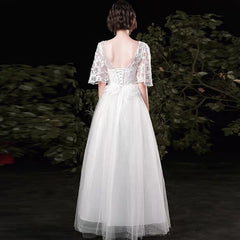 The Russel Wedding Bridal Flare Sleeves Lace Gown