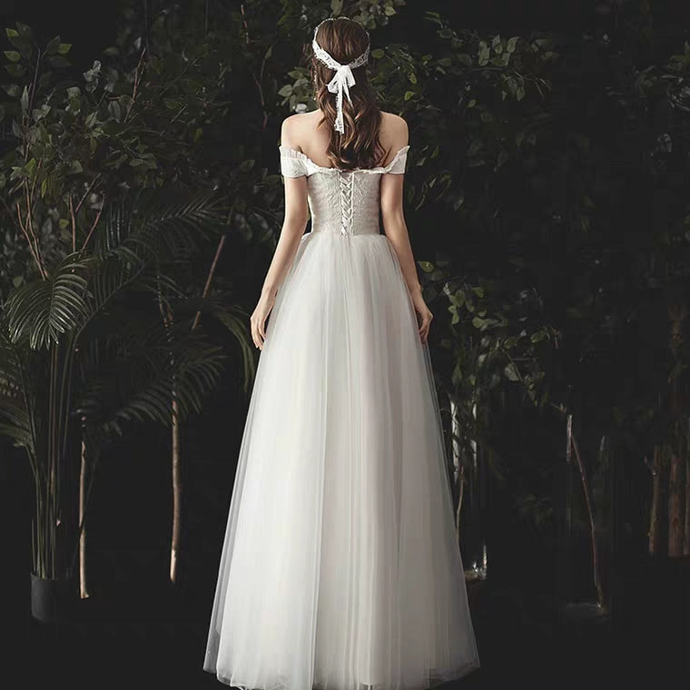 The Norgan Wedding Bridal Off Shoulder Gown