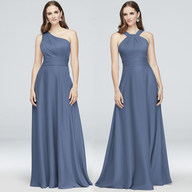 The Ressa Stretched Satin Bridesmaid Gown (Customisable)