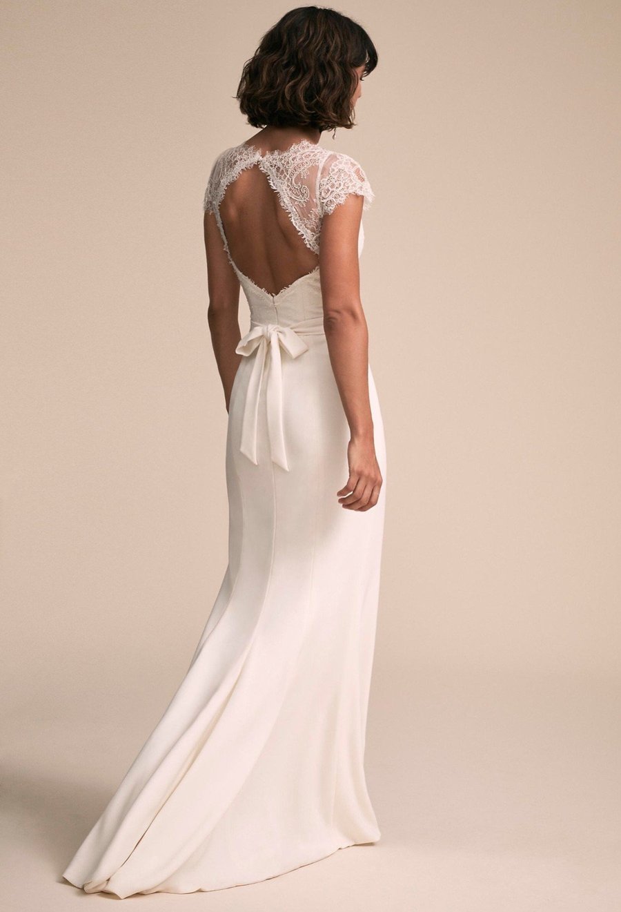 The Kansas Wedding Bridal Short Sleeve Gown