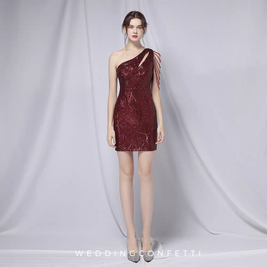 The Regina Sequined Toga Short Dress (Available in 5 Colours)