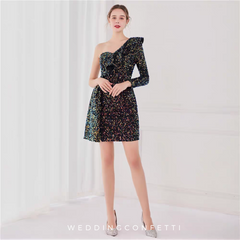 The Regene Sequined Toga Short Dress (Available in 6 Colours)