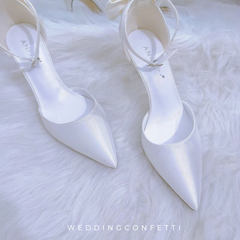 The Shiroi White Bridal Heels
