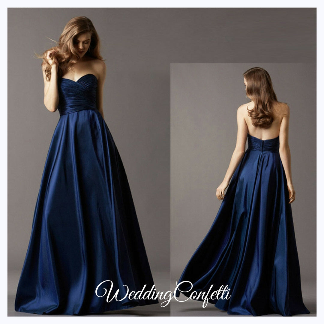 The Emalyn Satin Tube Dress