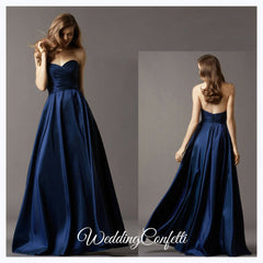 The Emalyn Satin Tube Dress