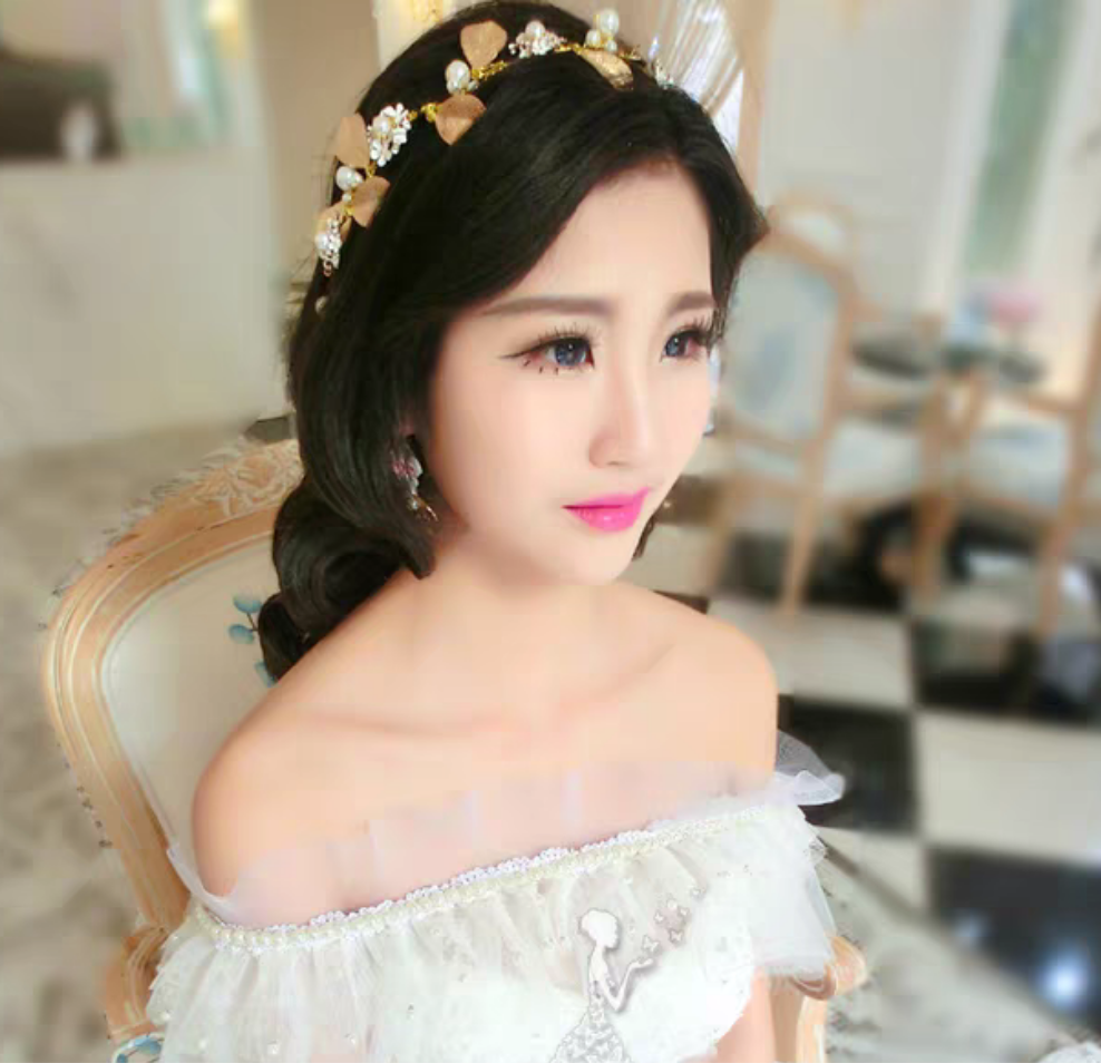 Bridal Hairpiece/Earrings/Clips Set
