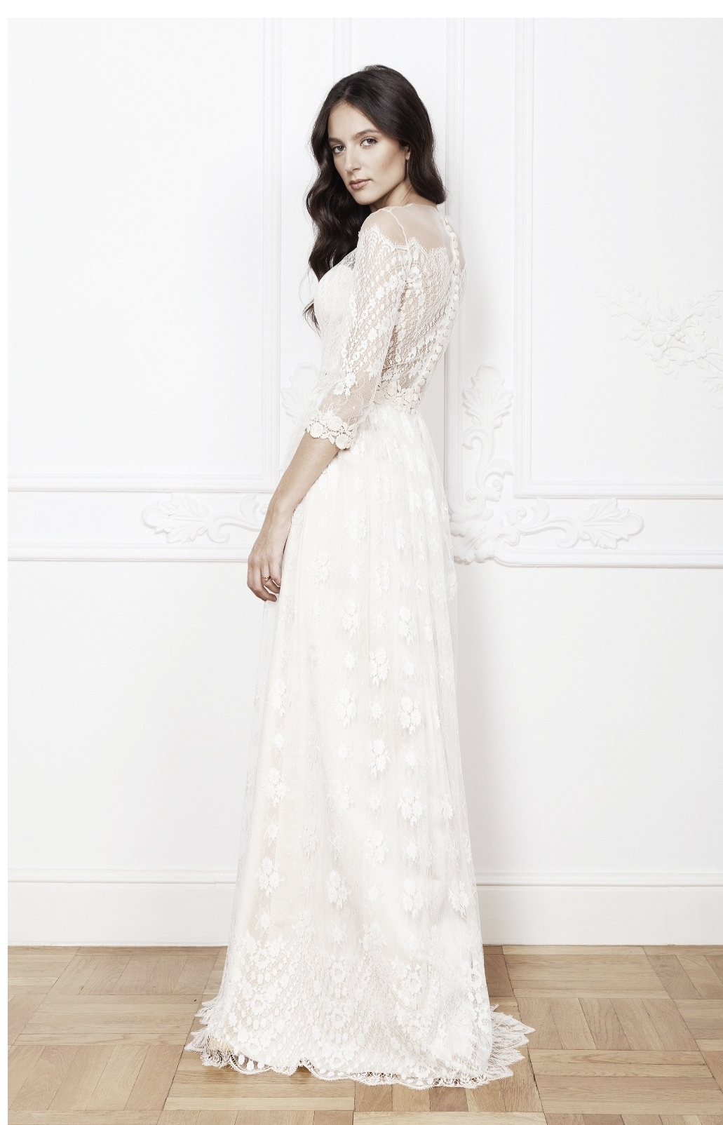 The Rona Bohemian Long Sleeve Gown