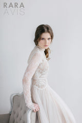 The Lorde Bohemian High Neck Bridal Gown