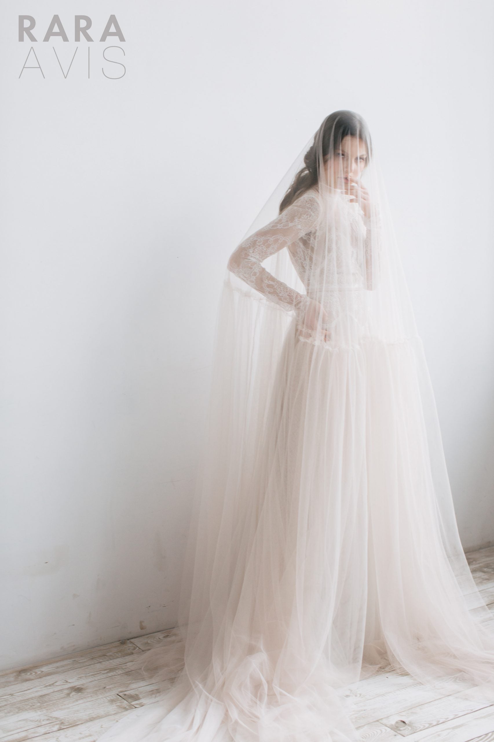 The Lorde Bohemian High Neck Bridal Gown