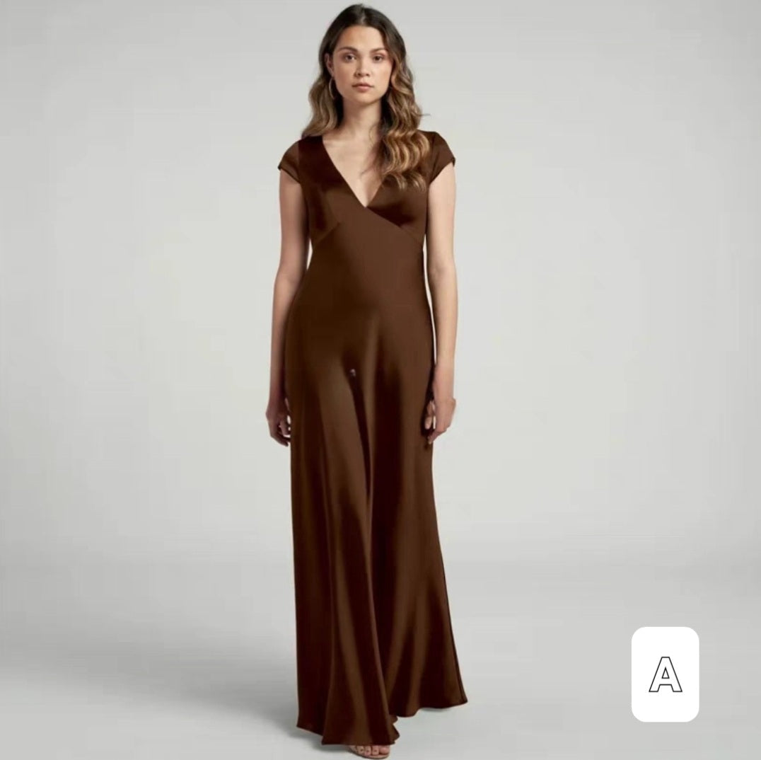 The Tessie Satin Bridesmaid Collection (Customisable)