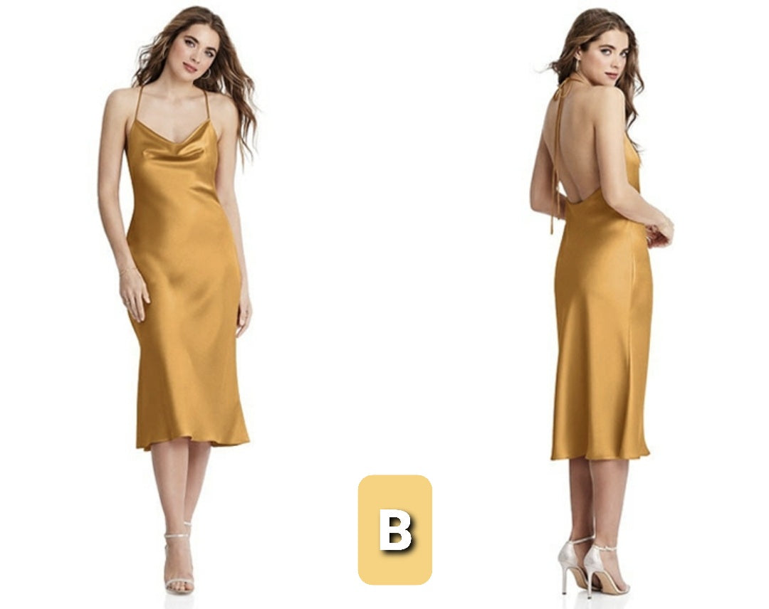 The Rinna Satin Bridesmaid Series (5 Different Designs)