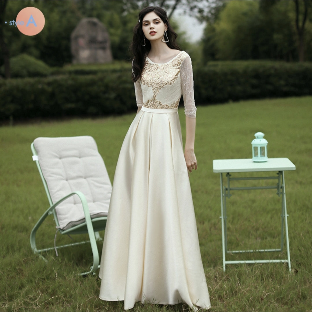 The Reesa Long Sleeved Dress (Various Colours)