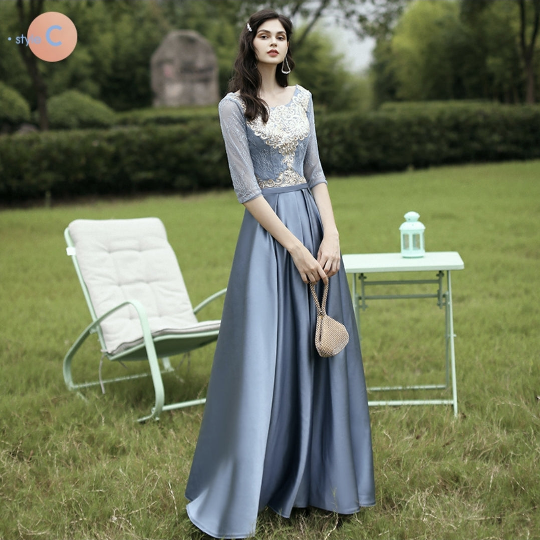 The Reesa Long Sleeved Dress (Various Colours)