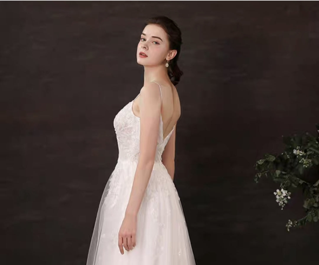 The Rayen Wedding Bridal Sleeveless Gown