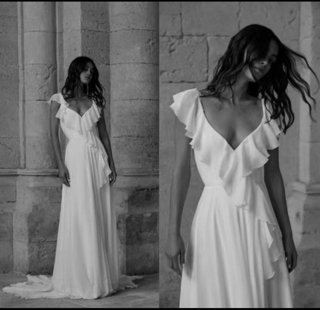 The Penelope Wedding Bridal Satin Gown