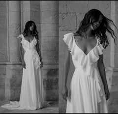 The Penelope Wedding Bridal Satin Gown