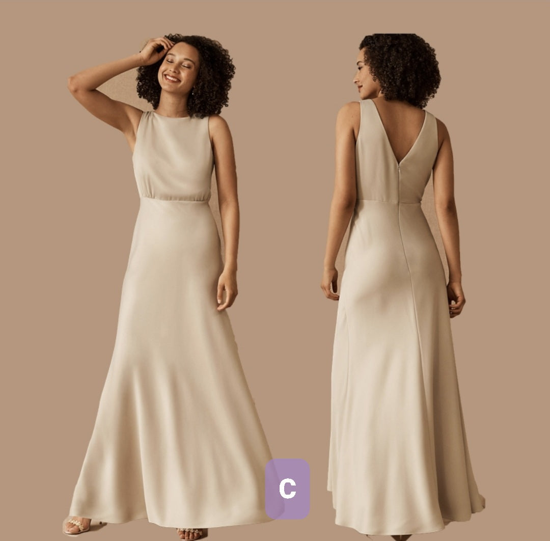 The Alya Charmeuse Bridesmaid Series (Customisable)