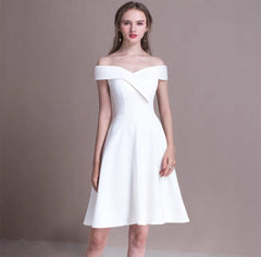 The Sellina Off Shoulder Cocktail Dress (Available in 4 colours)