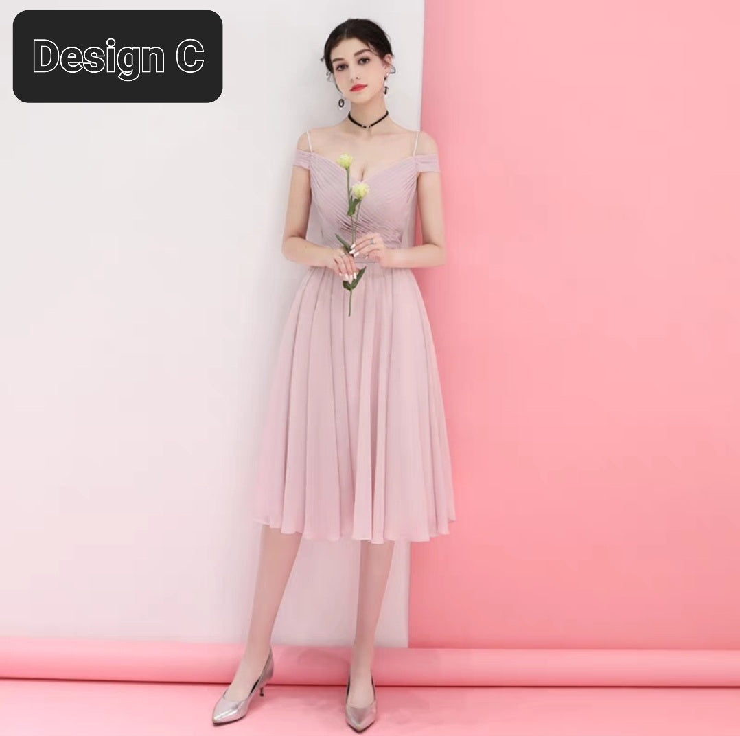 The Landy Chiffon Bridesmaid Dress (Available in 4 Designs)